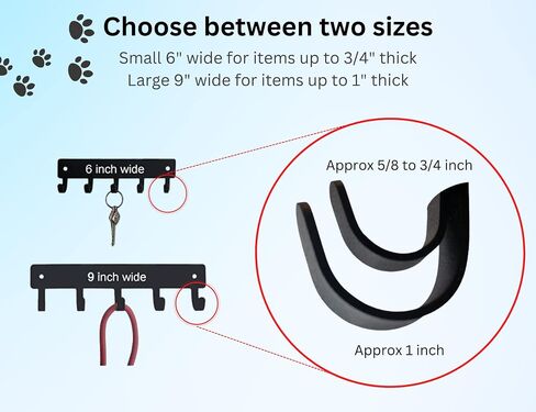 Brittany Spaniel Key Holder & Leash Hanger for Wall - Large 9 inch Wide with 5 Hooks - Made in USA in Saudi Arabia