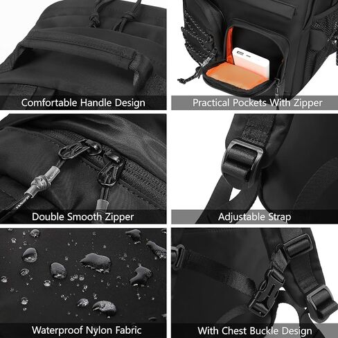 Lightweight Durable College Travel Backpack,25L Daily Casual Bookbag Backpack fit 15.6 Inch Laptop, Water Resistant Work Outdoor Hiking Backpacks With Multifunction Pockets for Men Women in Saudi Arabia