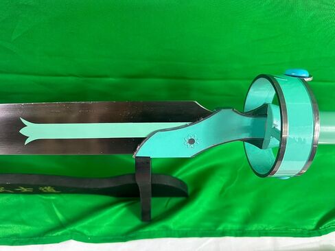 41" Stainless Steel Sword with Free Sheath for Sword Art Online SAO Kirito Sword Asuna's Lambent Light Sword Anime Cosplay Props,Stainless Steel -Dark (SAO Set of 2) in Saudi Arabia