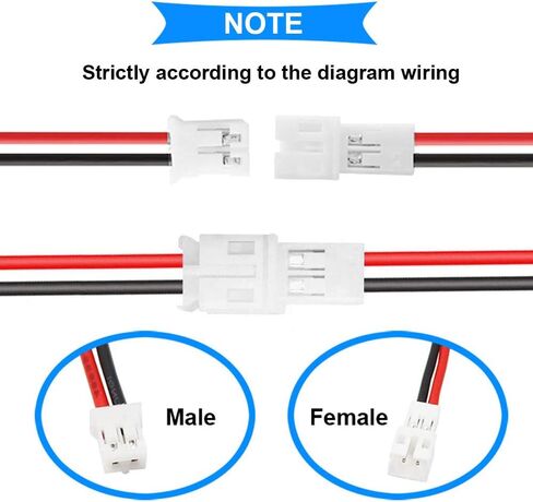 10Pairs 26AWG JST PH2.0 Plug Connector Cable 2/3/4 Pin Female Male 200mm JST Connector Wire for Battery JJRC H36 H67 Blade Inductrix E010 E013 in Saudi Arabia
