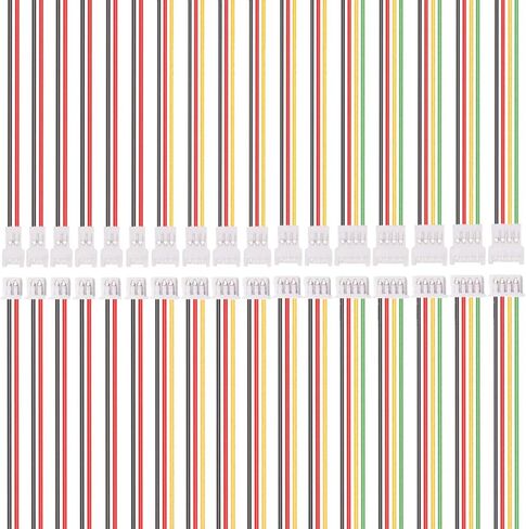 10Pairs 26AWG JST PH2.0 Plug Connector Cable 2/3/4 Pin Female Male 200mm JST Connector Wire for Battery JJRC H36 H67 Blade Inductrix E010 E013 in Kuwait