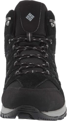Columbia Women's Crestwood Mid Waterproof Hiking Boot, Black Grey, 11 in Saudi Arabia