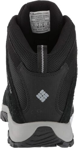Columbia Women's Crestwood Mid Waterproof Hiking Boot, Black Grey, 11 in Saudi Arabia