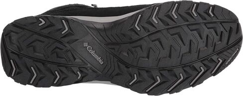 Columbia Women's Crestwood Mid Waterproof Hiking Boot, Black Grey, 11 in Saudi Arabia