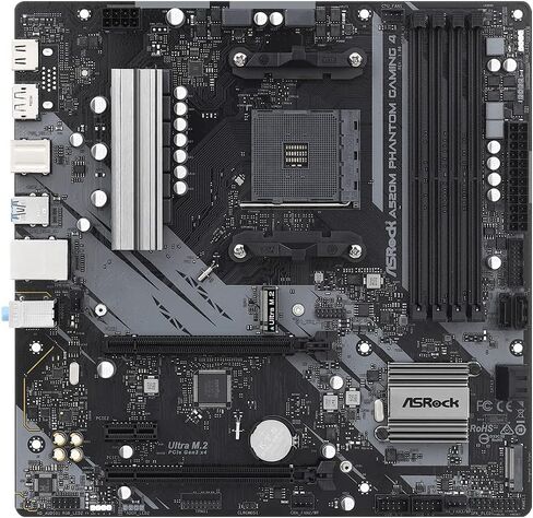 ASRock A520M Phantom Gaming 4 AM4 AMD A520 SATA 6Gb/s Micro ATX AMD Motherboard in Saudi Arabia