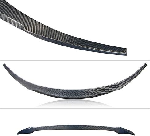 جناح سبويلر لصندوق السيارة من ألياف الكربون الحقيقي من AeroBon متوافق مع سبويلر موديل 2017-2023 Tesla 3 (نمط Rev) in Kuwait