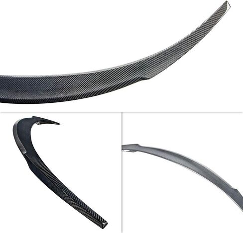 جناح سبويلر لصندوق السيارة من ألياف الكربون الحقيقي من AeroBon متوافق مع سبويلر موديل 2017-2023 Tesla 3 (نمط Rev) in Kuwait