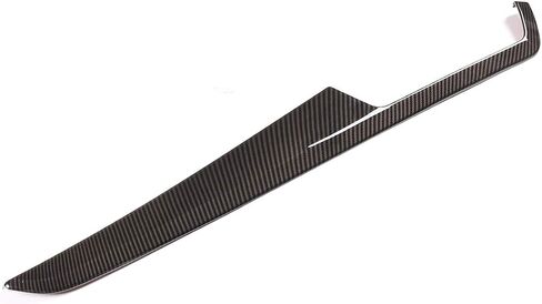 ABS Pine Wood Grain Carbon Fiber Car Center Console Dashboard Cover Panel for Mercedes Benz C Class W204 2010-2013 Left Hand Drive Accessories (Carbon Fiber) in Saudi Arabia