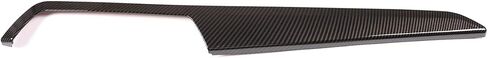 ABS Pine Wood Grain Carbon Fiber Car Center Console Dashboard Cover Panel for Mercedes Benz C Class W204 2010-2013 Left Hand Drive Accessories (Carbon Fiber) in Saudi Arabia