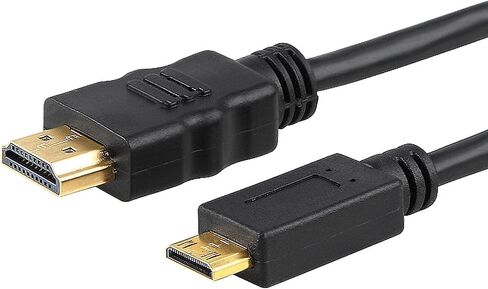 2 Pack, Gold Plated HDMI to HDMI Mini Cable, 3 Feet, CNE457500 in Saudi Arabia