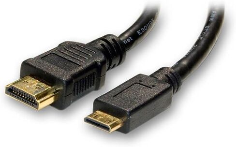 2 Pack, Gold Plated HDMI to HDMI Mini Cable, 3 Feet, CNE457500 in Saudi Arabia