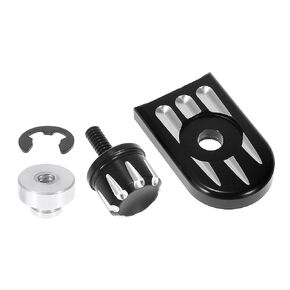 Seat Bolt Tab Screw Quick Mount Knob Nut Cover Kit for Harley Davidson Road King Softail