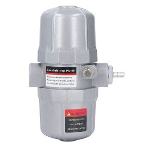 Auto Drain Trap, G1/2in Inlet 8mm Outle Pneumatic Screw Air Compressor in Line Water Moisture Filter Trap Separator Automatic Drainer Valve, Keep The Compressed Air Dry and Clean