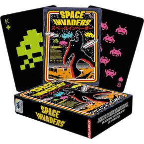 AQUARIUS Space Invaders Playing Cards – Space Invaders Themed Deck of Cards for Your Favorite Card Games - Officially Licensed Space Invaders Merchandise & Collectibles