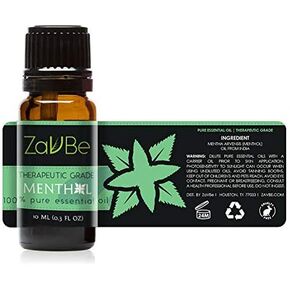 مزيج زيت المنثول العطري 10 مل (1/3 أونصة) - زيت عطري نقي 100% لموزع الروائح غير مخفف، طبيعي، من الدرجة العلاجية، زيوت لموزع معطر هواء الشقة مع قطارة