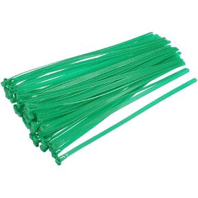 uxcell 40pcs Reusable Cable Ties 16 Inch x 0.3 Inch Adjustable Nylon Zip Ties Wraps White