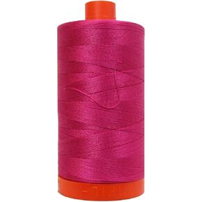 Aurifil Mako Cotton Thread Solid 50wt 1422yds Fuchsia