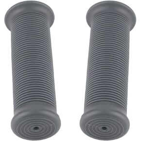 External Throttle Handle,Pair of 1inch 25mm, 1.1inch 28mm Universal Motorcycle Vintage TPU Handle Handlebar Grip (Dark Gray)