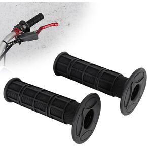 7/8" Motorcycle Handlebar Grips for CRF WRF YZF KXF KLX 50cc 70cc 110cc Motorcycle Pit Bike, Anti-Slip Dirt Bike Grips Black