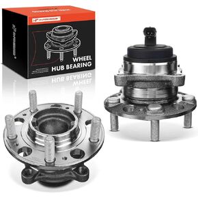 A-Premium 2 x Front Wheel Bearing and Hub Assembly with ABS & 5-Lug Compatible with Hyundai Genesis 2009-2014, Equus 2011-2016