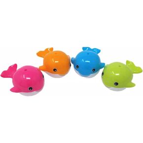 Honbay 4pcs Colorful Cute Cartoon Whale Double Hole Pencil Sharpeners