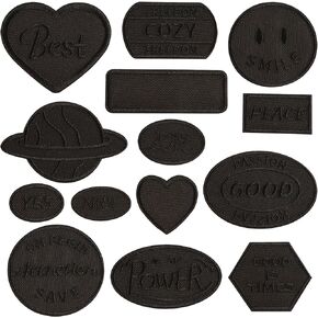 Woohome 31 PCS Iron on Patches Solar System Appliques Stickers Space Planets Patches Applique Embroidered for Clothing, Jackets, Backpacks, Jeans
