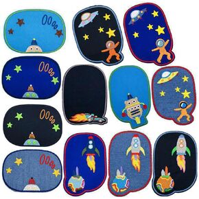 24 Pcs Butterfly Iron on Patches, Sew on Applique Patch for Backpack Clothes Hats Dress Jeans, DIY Accessories, Butterfly.