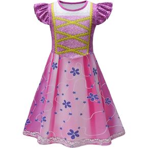 Girls Princess Costume Halloween Birthday Party Dress Cosplay Outfits