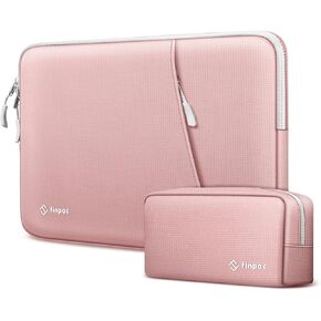 FINPAC Laptop Sleeve with Accessory Pouch for MacBook Pro M4/M3/M2/M1 14-inch, MacBook Air/Pro 13, Protective Case with Tech Bag