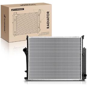 A-Premium Engine Coolant Radiator Assembly Compatible with BMW E36 E46 Series 320i, 323i, 323is, 325i, 325is, 328i, 328is, M3, Z3, 1992-1999, Replace# 17111469179, 17111469908