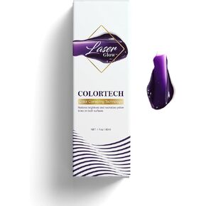 LaserGlow Purple Toothpaste – Ranked #1 by Health.com Color Corrector Toothpaste – Purple Toothpaste Whitening for Tooth Stain Removal – Color-Correcting Technology for Yellow Tones and Stains