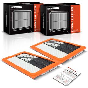 A-Premium 2-PC Engine Air Filter Compatible with Mercedes-Benz W211 W164 E320, E350, GL320, GL350, ML320, ML350, R320, R350, 2007-2013, V6 3.0L, Replace# 6420940204
