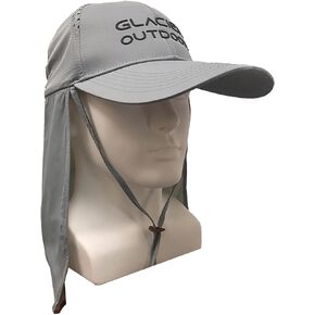 Glacier Glove Unisex Mojave Sun Hat | Lightweight Breathable Fishing Hat with Long Bill, Adjustable Toggle & Chin Strap, OSFM