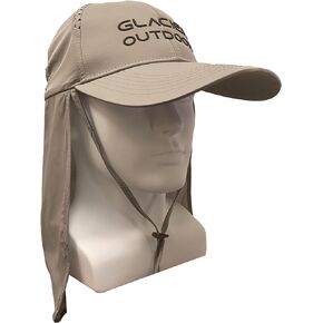 Glacier Glove Unisex Mojave Sun Hat | Lightweight Breathable Fishing Hat with Long Bill, Adjustable Toggle & Chin Strap, OSFM