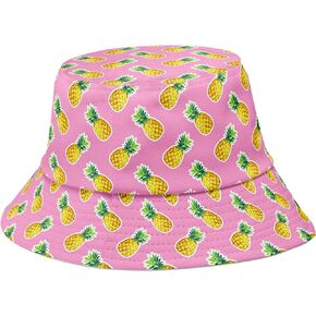 Bucket Hat Unisex Print Cute Fashion Fisherman Hats Outdoor Summer Beach Sun Hats for Men Women
