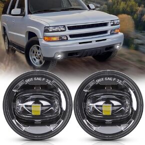 Auxbeam LED Fog Lights Replacement for 2001 2002 2003 2004 2005 2006 Chevy Tahoe Z71, 2001-2006 Chevy Suburban 1500 Z71, 1994-2003 Pontiac Grand Prix, 2000 2001 2002 2003 2004 2005 Pontiac Sunfire