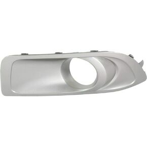 Front Left Driver Side Fog Light Cover Bezel Trim Replacement For 2010-2012 Subaru Outback Silver Primed SU1038101 57731AJ43A