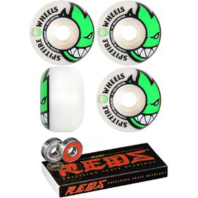 Spitfire Skateboard Wheels 53mm Bighead with Bones Reds Bearings