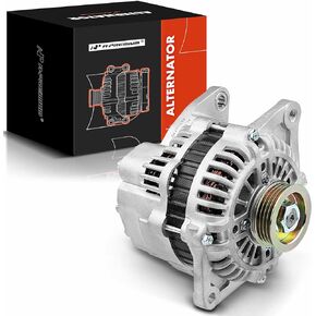 A-Premium Alternator Compatible with Mazda Protege 1999 2000 2001 2002 2003 1.6L 1.8L 2.0L, Protege5 2002-2003 2.0L, 12V 80Amp Clockwise 4-Groove Pulley, Replace# FP34-18-300A, FP34-18-300B, A2TB0191