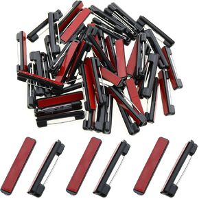 50PCS Adhesive Name Tag ID Badge Safety Pin Strip Black Medium Adhesive Backed Pin Suitable for Installation Design Label Flower and Other Craft in Saudi Arabia