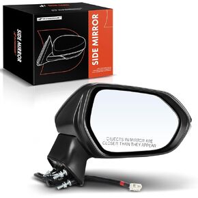 A-Premium Driver Side Power Door Mirror Compatible with Toyota Corolla 2020 2021 2022 - Non-Heated Manual Folding Black Outside Rear View Mirror - Replace# 8794012F80, 8794012F80PFM