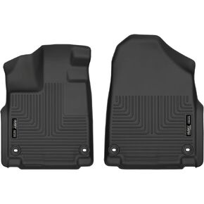 Husky Liners Weatherbeater Floor Mats | Fits 2018 - 2024 Honda Odyssey | Front Row, 2-pc Black - 18801