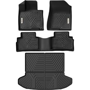YITAMOTOR Floor Mats & Cargo Liner Fit for 2023 2024 2025 Kia Sportage(Not Hybrid), TPE All Weather Custom Fit for Kia Sportage Floor Mats Cargo Liner Waterproof Interior Accessories