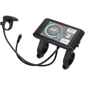 Electric Bike Bicycle Panel, UKC1 Color Display LCD Display for Electric Bike Scooter with Waterproof Connector Electric Bike Accessories
