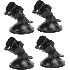 Dash Cam Bracket, HD-073 4Pcs Navigation Automobile Data Recorder Support Vehicle-Mounted Fixed Support Bracket Vacuum Suction in Car Camera Holder(Single Buckle with Card Slot)