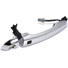 Front Driver Side Left Chrome Exterior Door Handle Keyless Entry Smart Key Type for Hyundai Elantra 2017 2020 OE# 82651-F2210 82652-F2020