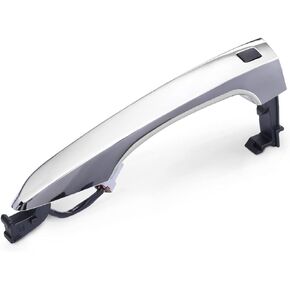 JDMON Compatible with Exterior Chrome Door Handle Hyundai Tucson 2016 2017 2018 2019 16 17 18 19 Replaces 82651D3710 82651-D3710 Front Left Driver Side