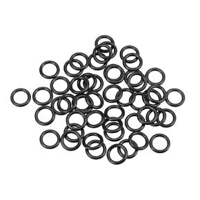 uxcell Nitrile Rubber O-Rings 30mm OD 25mm ID 2.5mm Width, Metric Nitrile Rubber Sealing Gasket for Automotive Machine Plumbing, Pack of 50