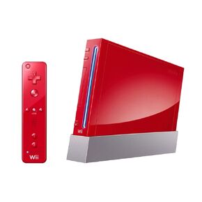 Nintendo Wii Console (Red) (Renewed)