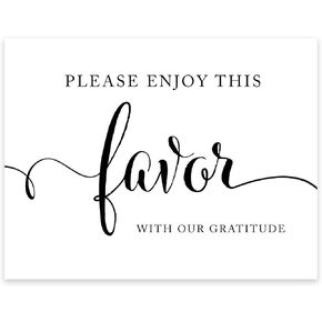 Andaz Press Wedding Party Signs, Formal Black and White, 8.5-inch x 11-inch, Bride, 1-Pack
